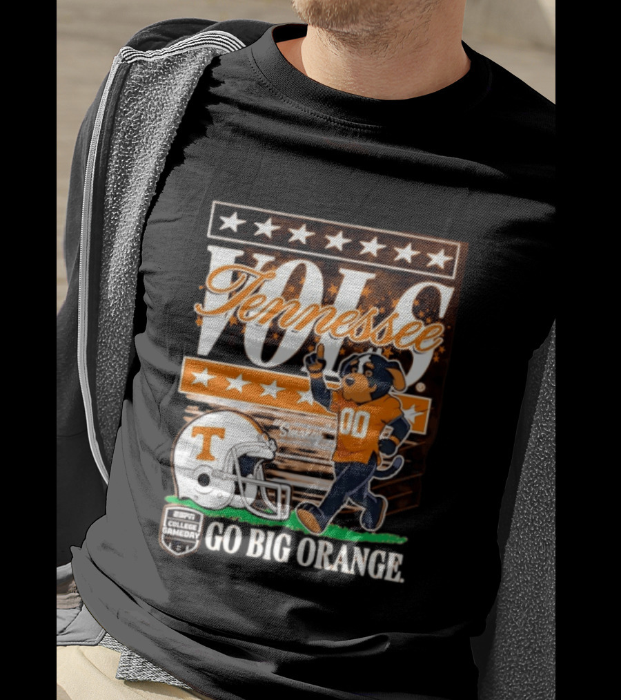 Tennessee Vols Smokey Go Big Orange ESPN College Gameday T-Shirt