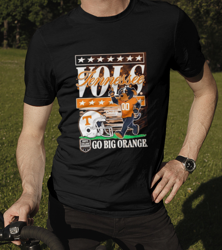 Tennessee Vols Smokey Go Big Orange ESPN College Gameday T-Shirt