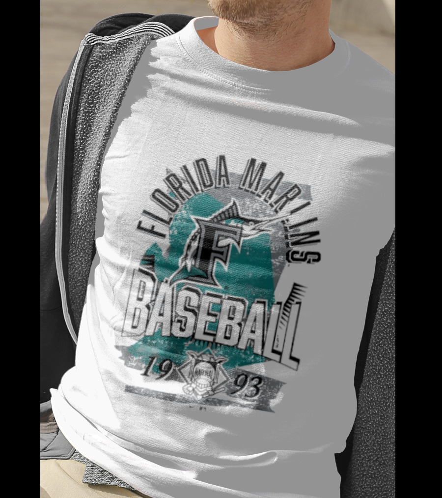 Florida Marlins Baseball 1993 National League T-Shirt