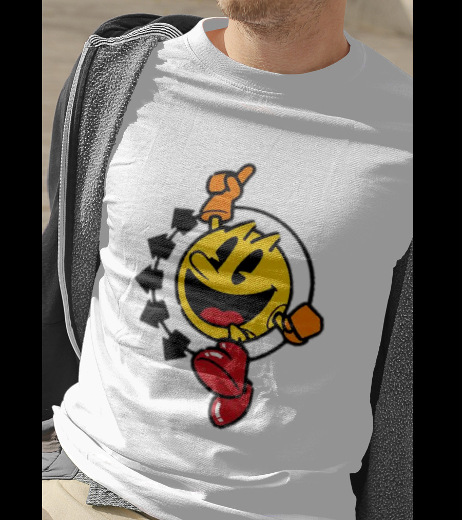 Pac Man X Blink 182 Smiley Collaboration T-Shirt