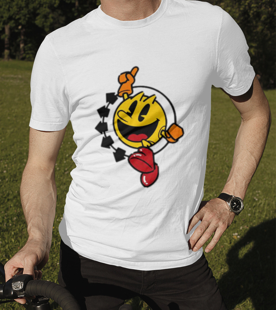 Pac Man X Blink 182 Smiley Collaboration T-Shirt