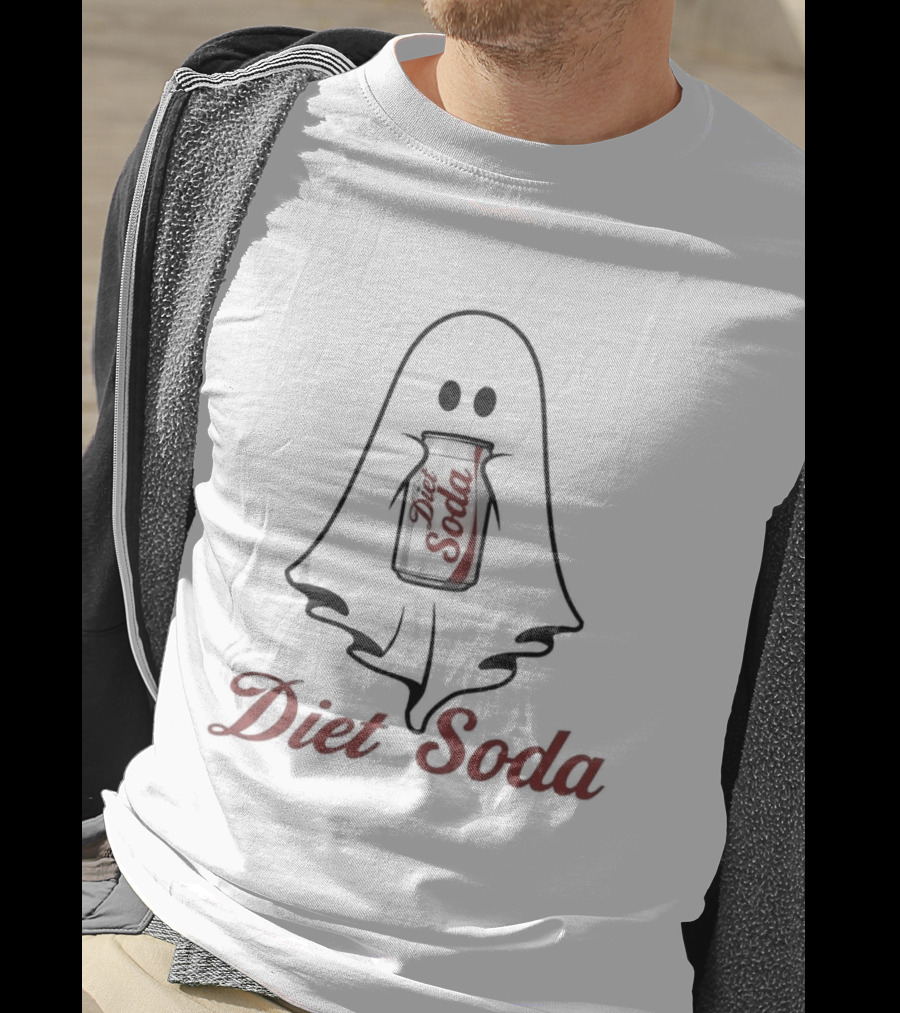 Diet Soda Ghost Halloween T-Shirt