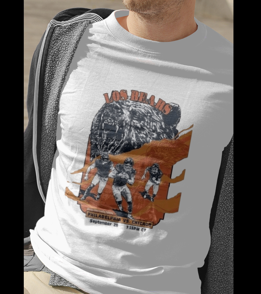 Philadelphia Eagles Vs Chicago Los Bears September 28 2026 Soldier Field Week 3 1:15 PM T-Shirt