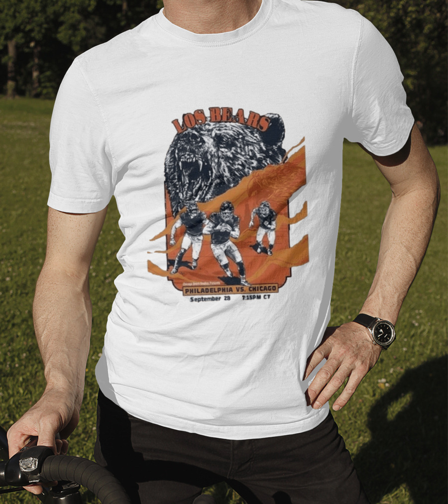 Philadelphia Eagles Vs Chicago Los Bears September 28 2026 Soldier Field Week 3 1:15 PM T-Shirt