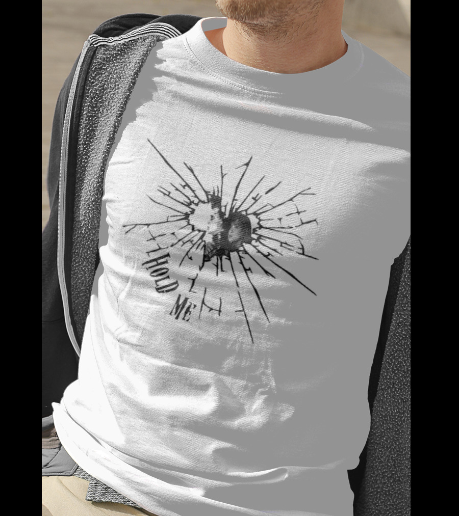 Edward Scissorhands Spider Web Shattered Glass Effect T-Shirt