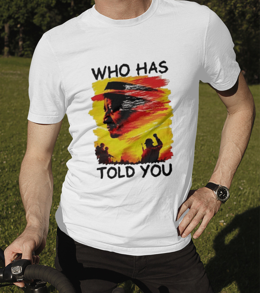 Edwin Sifuna Wears Raila Odinga's Who Has Told You T-Shirt