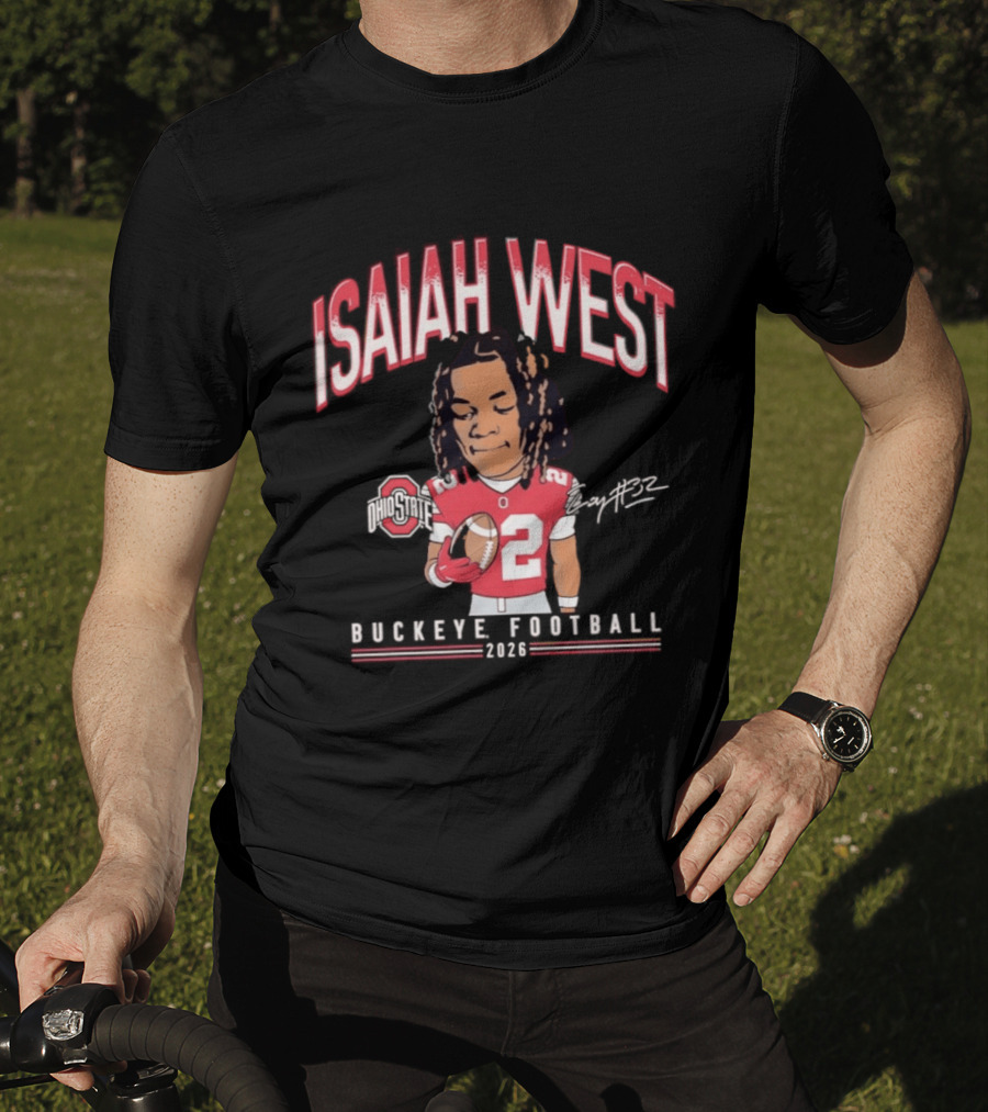 2026 Ohio State Buckeyes Isaiah West Buckeye Football T-Shirt