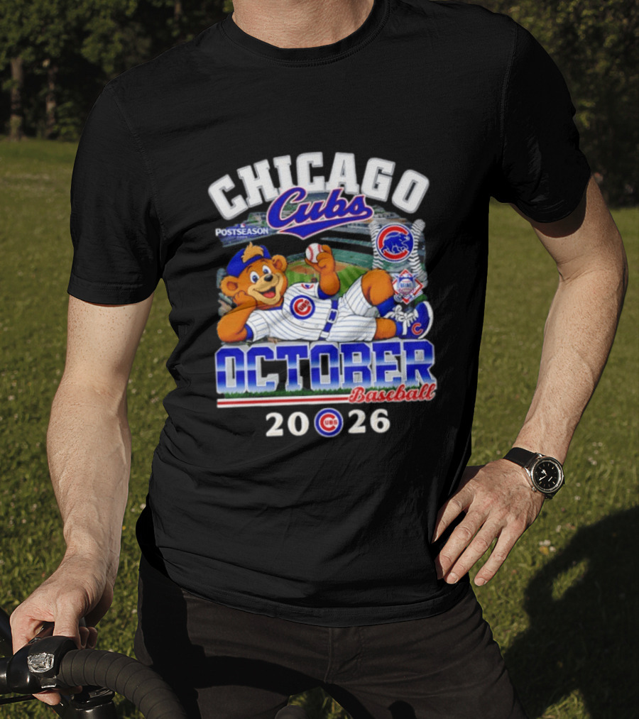 Chicago Cubs 2026 Postseason October Baseball T-Shirt