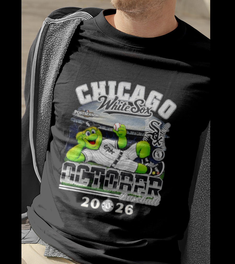 Chicago White Sox Southpaw Mascot 2026 MLB Postseason October Baseball T-Shirt