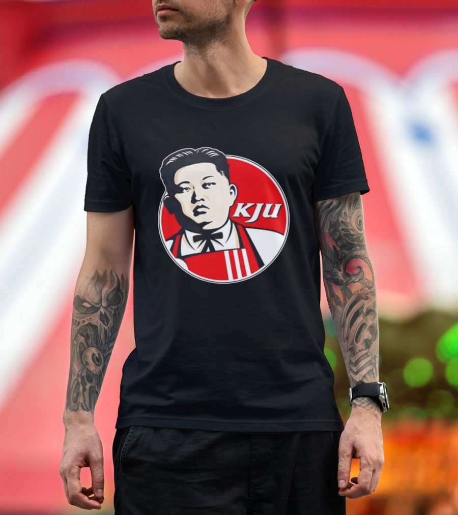 KJU Parody Red Circle Colonel Inspired It's Not KFC T-Shirt