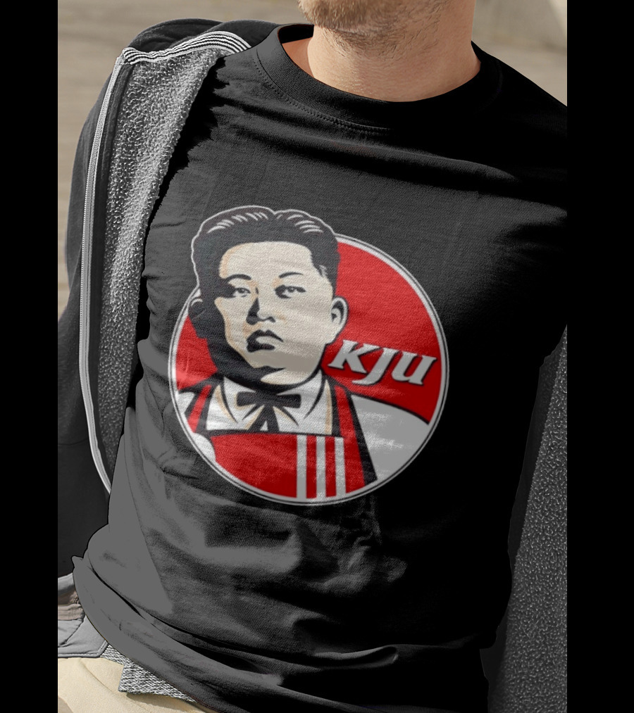 KJU Parody Red Circle Colonel Inspired It's Not KFC T-Shirt
