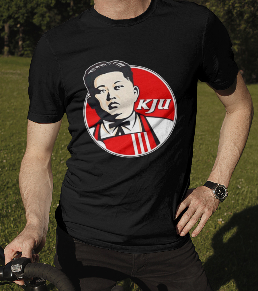 KJU Parody Red Circle Colonel Inspired It's Not KFC T-Shirt