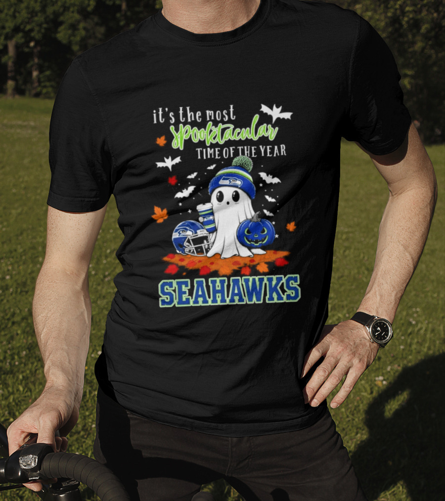 It's The Most Spooktacular Time Of The Year Seahawks Halloween T-Shirt