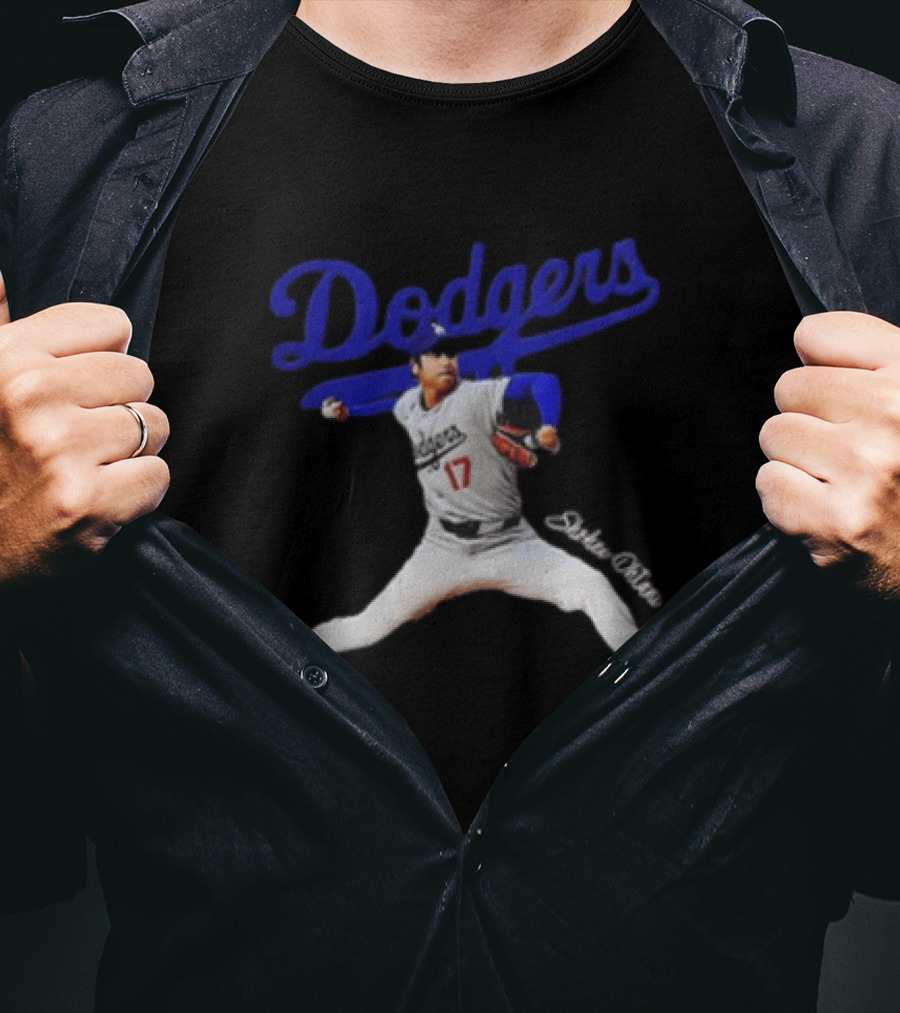 Dodgers Shohei Ohtani 17 Baseball Player Los Angeles T-Shirt