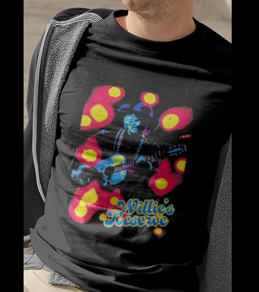 Willie's Nelson Reserve Psychedelic Country Music Legend T-Shirt