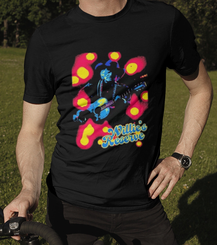 Willie's Nelson Reserve Psychedelic Country Music Legend T-Shirt