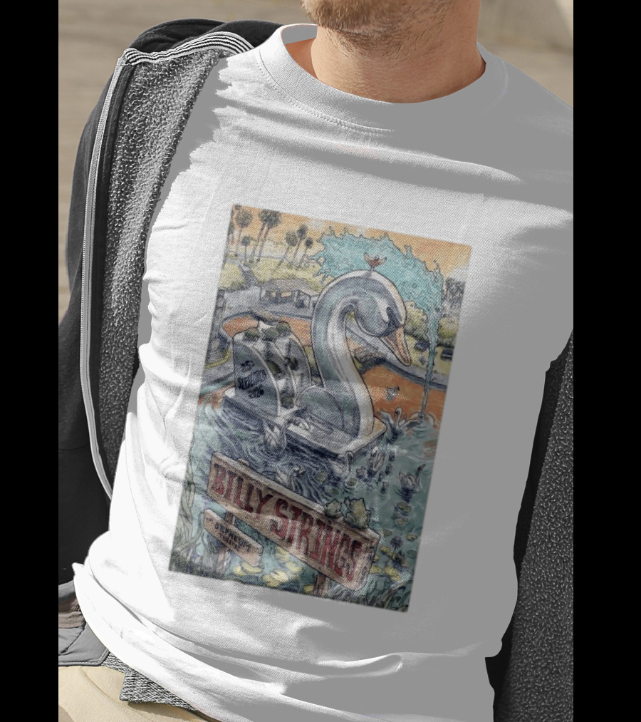 Billy Strings September 25 2026 Orpheum Theatre Los Angeles Swan Boat T-Shirt
