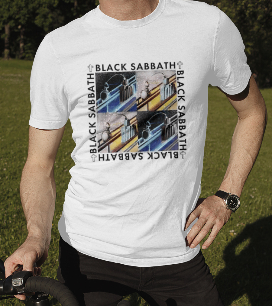 Black Sabbath Technical Ecstasy Raglan Blocks T-Shirt