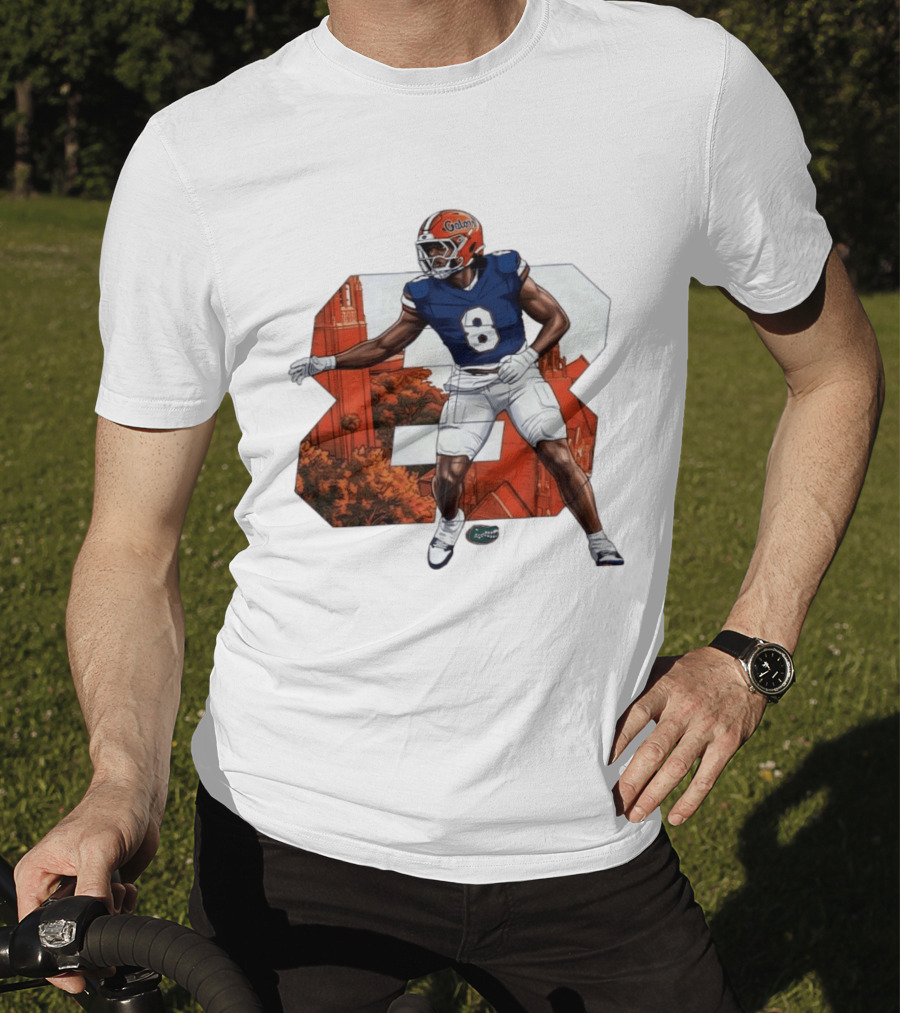 NCAA Florida Gators No 8 Aaron Chiles Jr. T-Shirt