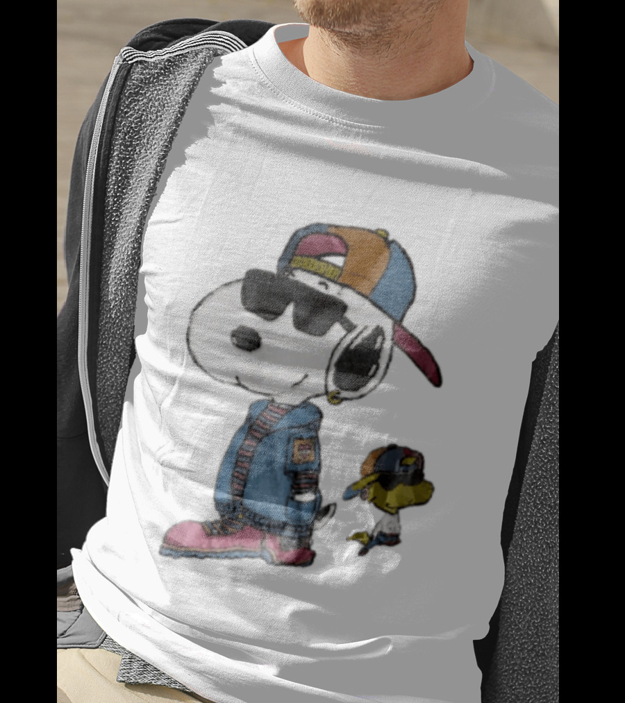Snoopy Woodstock Cool Sunglasses Cap Jacket T-Shirt