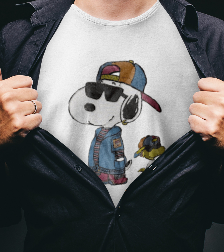 Snoopy Woodstock Cool Sunglasses Cap Jacket T-Shirt