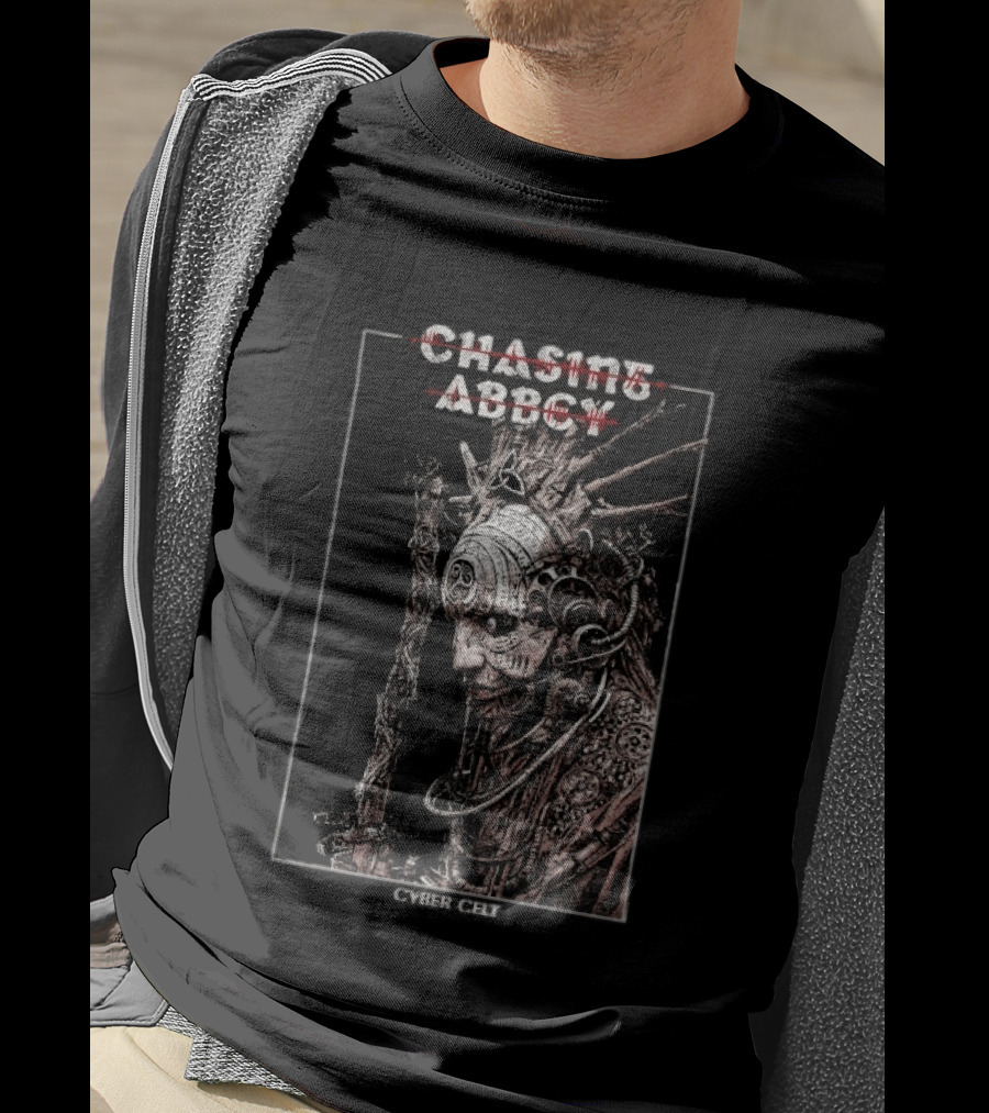 Chasing Abbey Cyber Celt Album Steampunk Cyberpunk Android T-Shirt