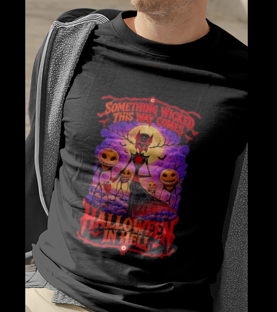 Hazbin Hotel Halloween In Hell Something Wicked This Way Comes T-Shirt
