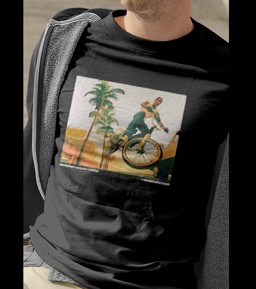 Grand Theft Auto San Andreas Rockstar Games Bicycle Scene T-Shirt