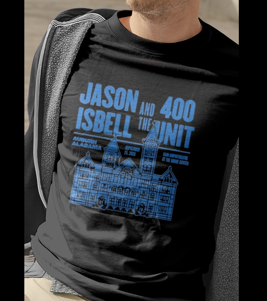 Jason Isbell And The 400 Unit Auburn Alabama September 25 2026 Live At The Googe Center T-Shirt