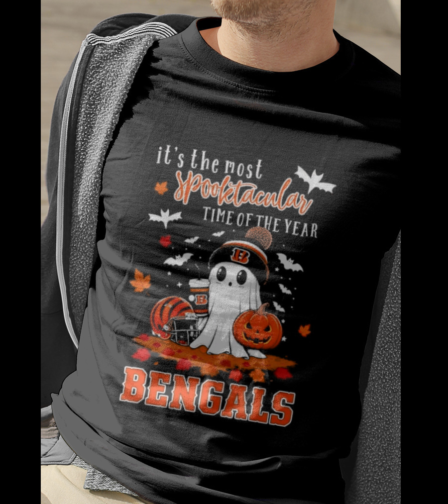 It's The Most Spooktacular Time Of The Year Bengals Halloween T-Shirt