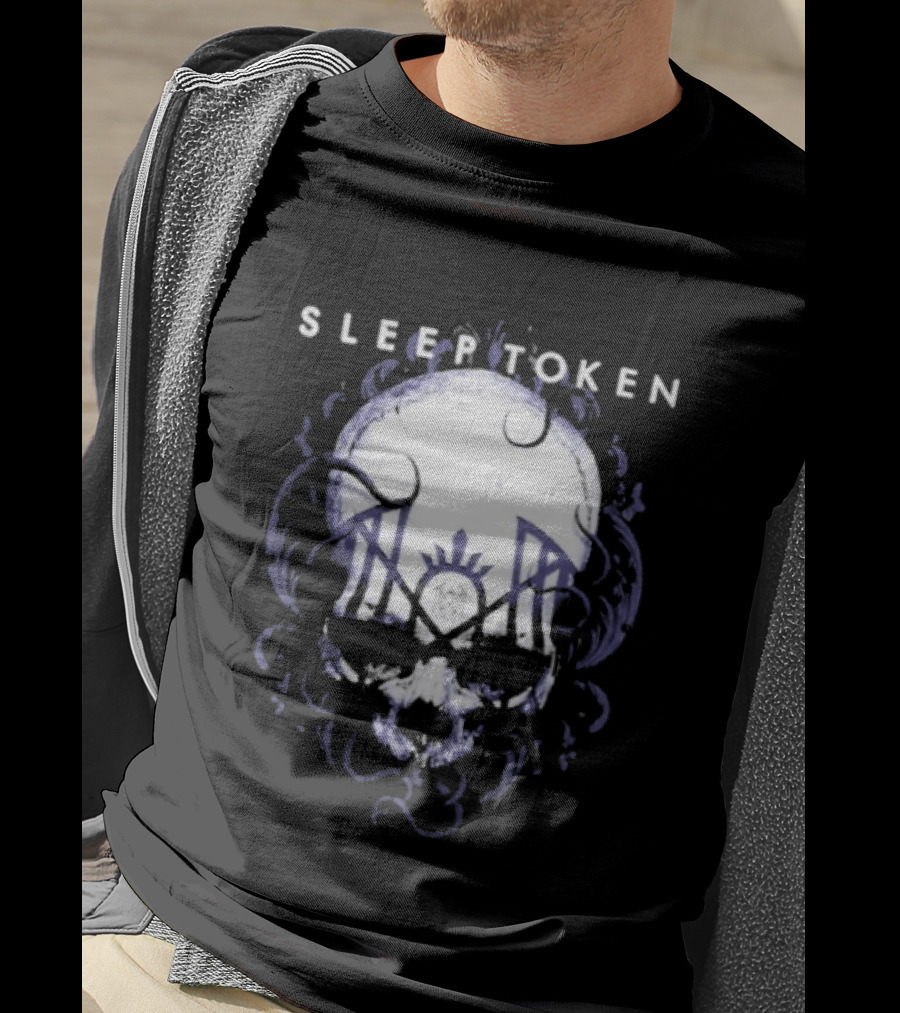 Sleep Token Skull With Crown And Mask T-Shirt