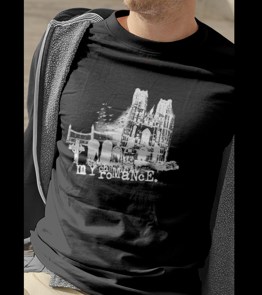 My Chemical Romance Halloween Spooky Graveyard Scene T-Shirt