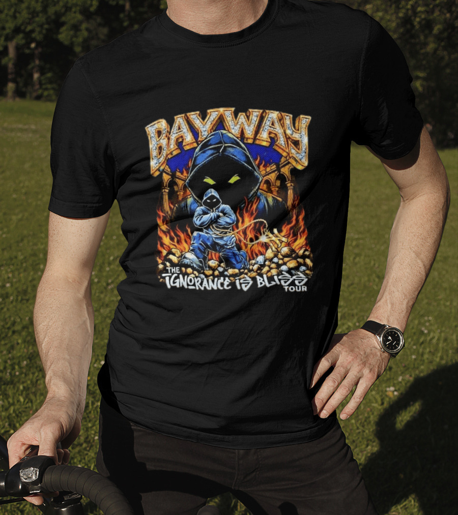 Bayway The Ignorance Is Bliss Tour 2026 And Flames T-Shirt