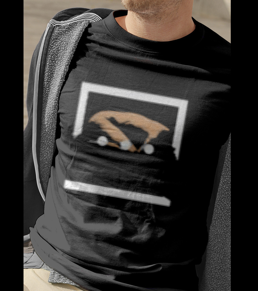 Parting Gift Records Too Close To Touch Album Swoosh Abstract T-Shirt