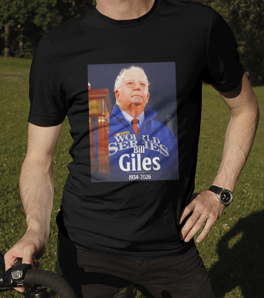 2008 World Series Bill Giles 1934 2026 T-Shirt