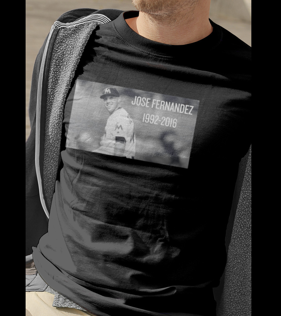 Jose Fernandez Miami 1992 2016 Memoriam T-Shirt