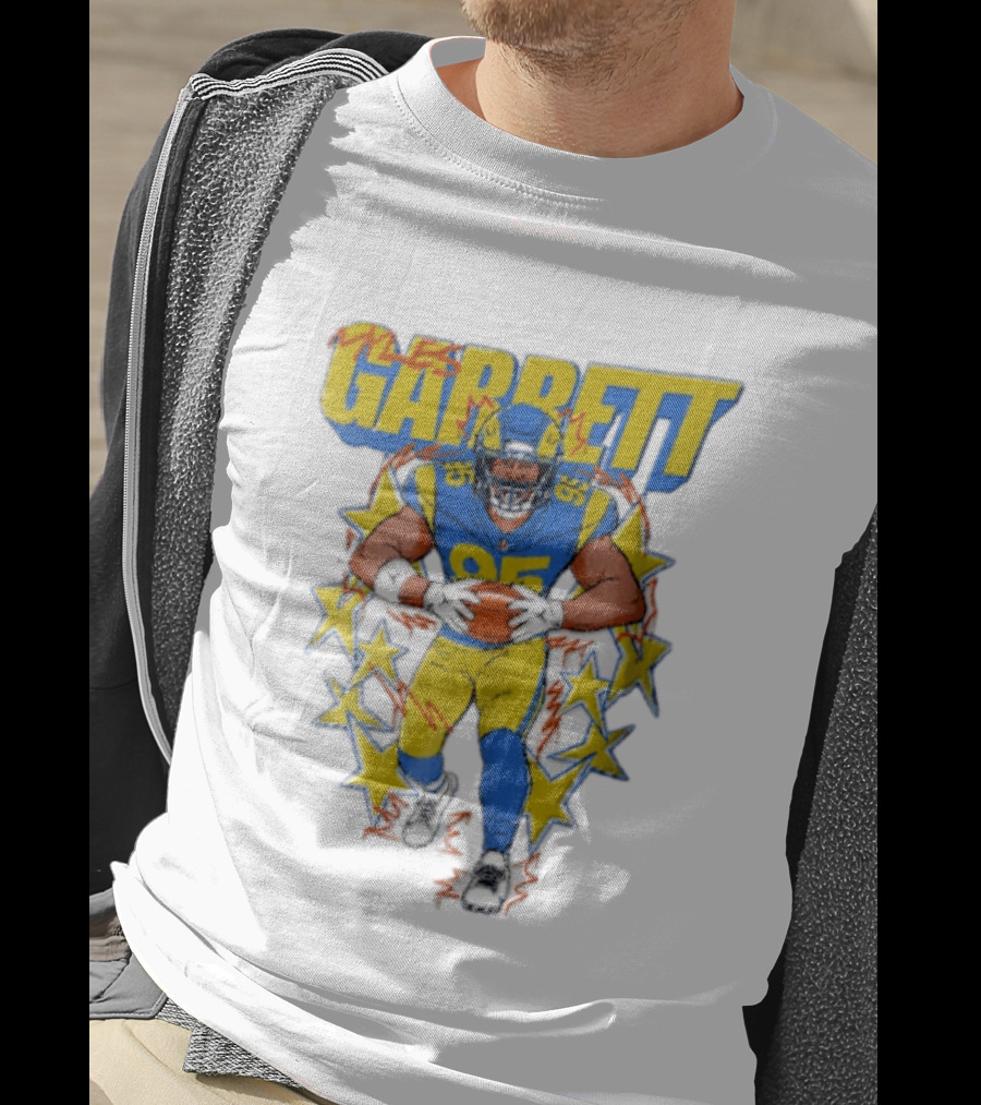 Myles Garrett Football Star Number 95 Cold World Hardcore T-Shirt