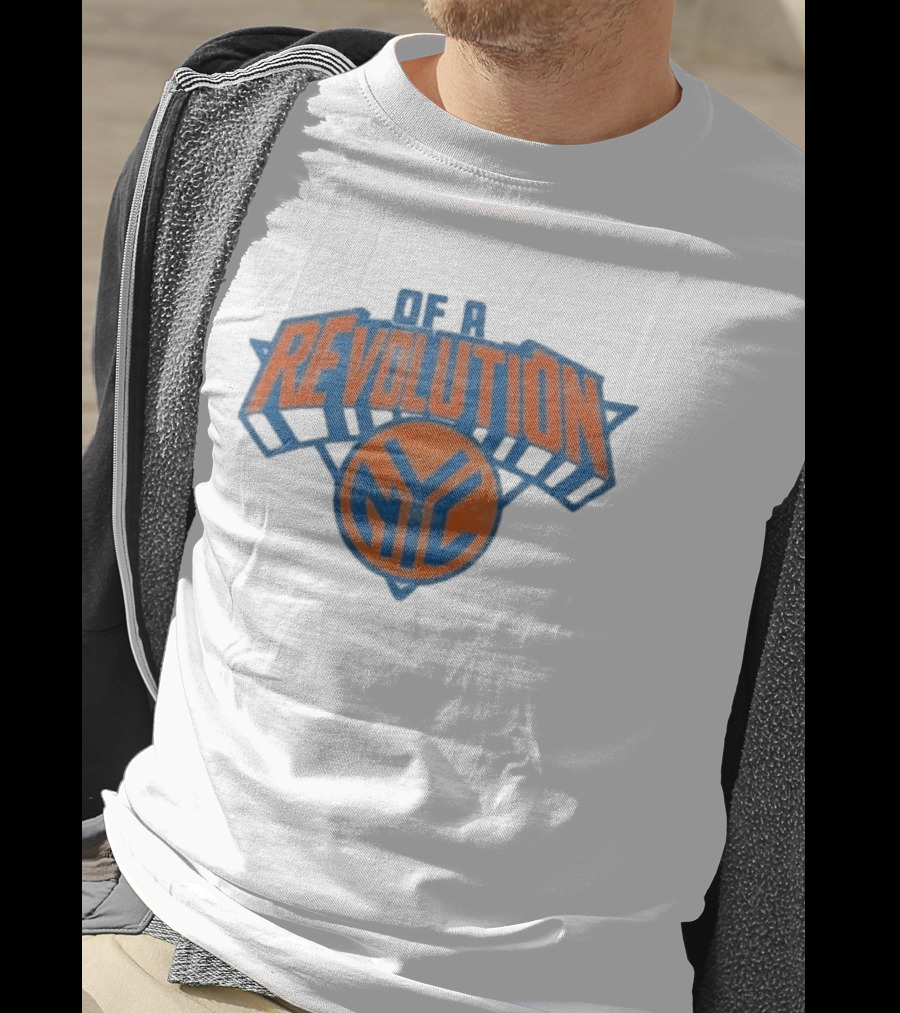 Revolution NYC New York Knicks Basketball Oar T-Shirt