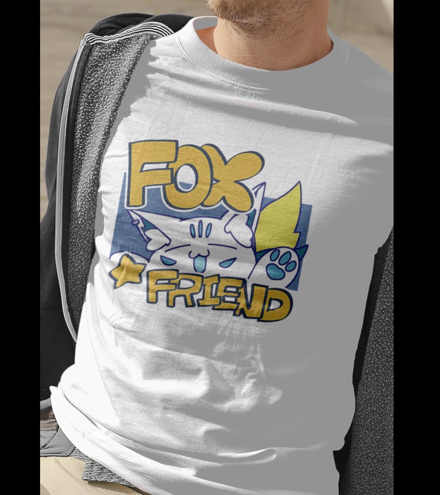 Shirakami Fubuki Fox Friend Anime Style Companion T-Shirt