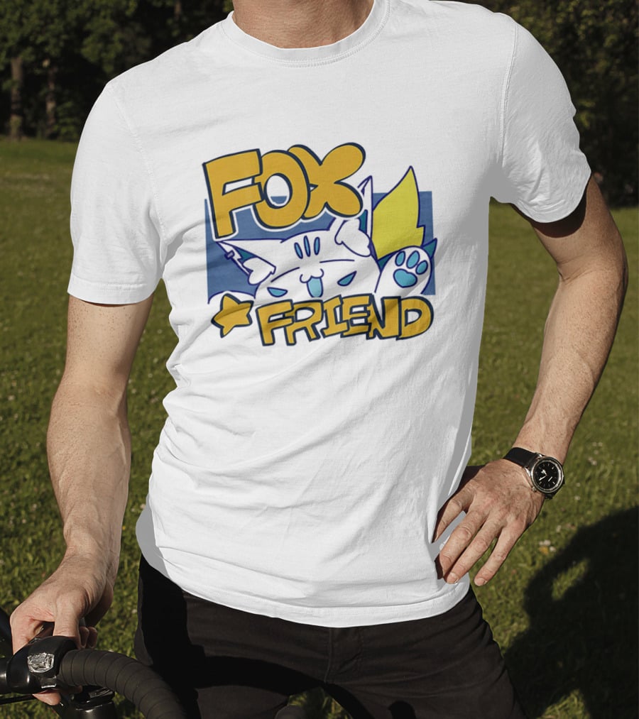 Shirakami Fubuki Fox Friend Anime Style Companion T-Shirt