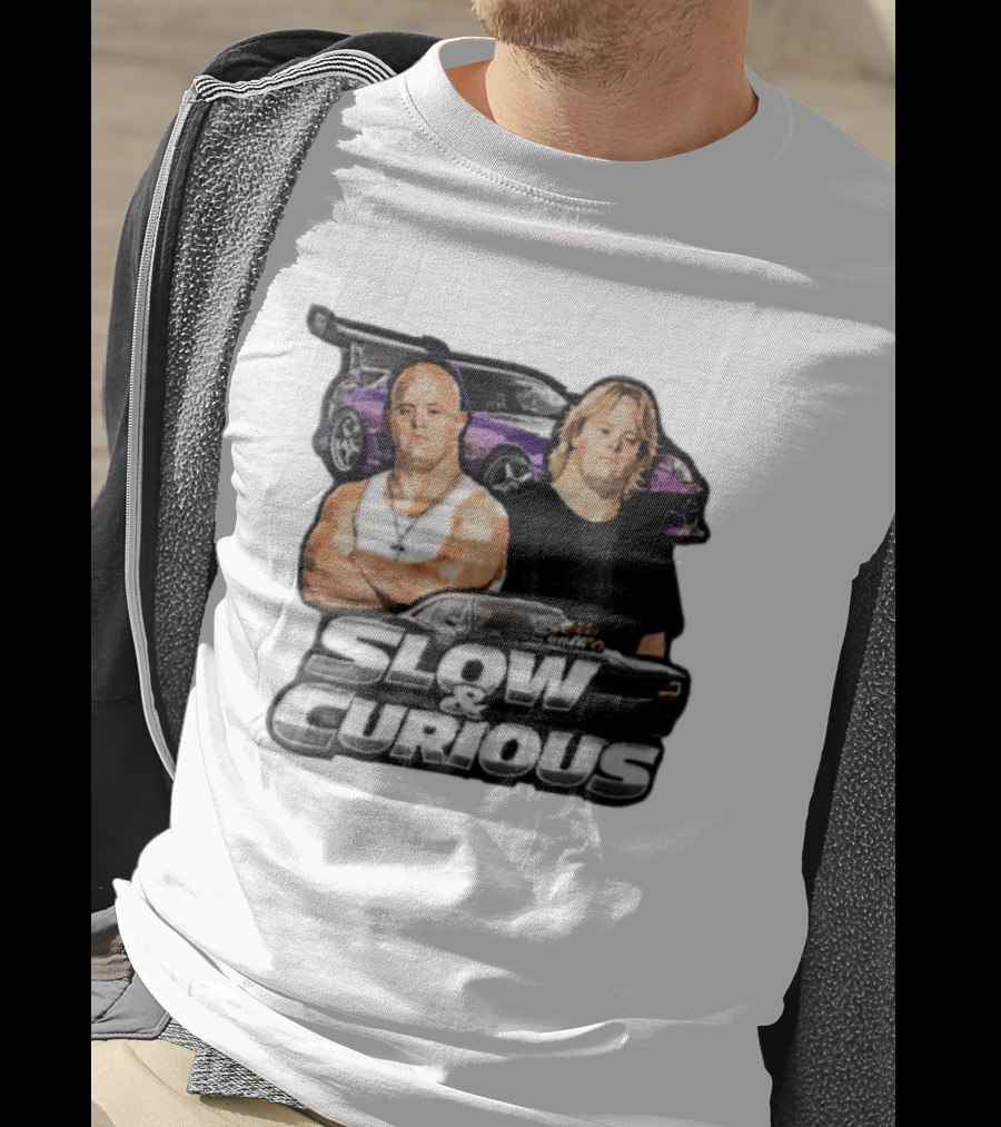 Slow & Curious Duo With Sports Cars And Menacing Muscle Cars T-Shirt