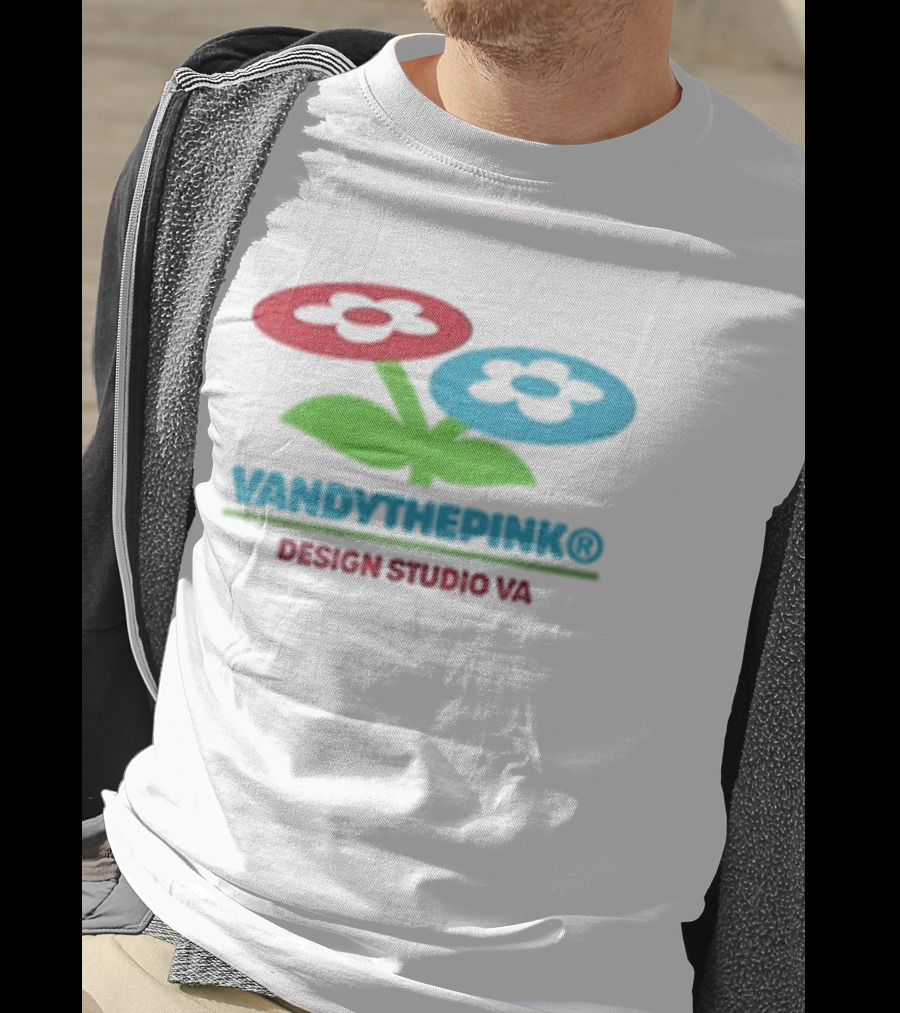 Vandythepink Two Flower Buckle Design Studio VA T-Shirt