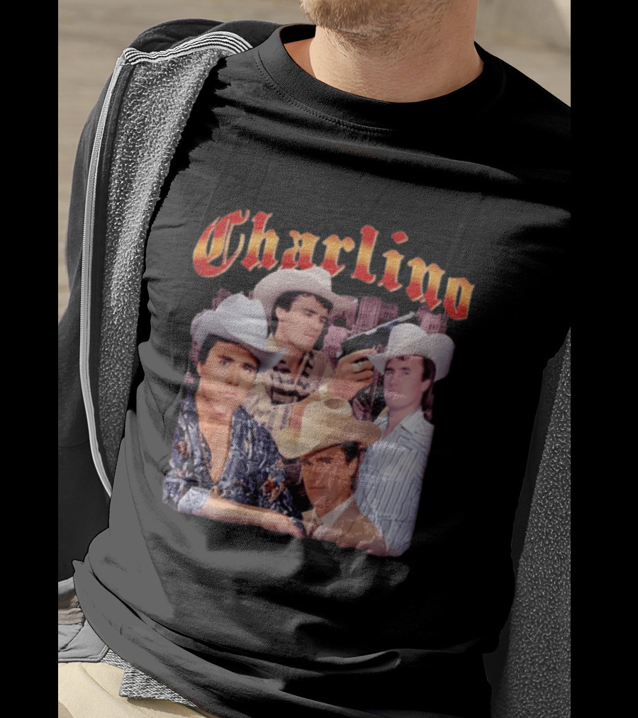 Charlino Sanchez Cowboy Tribute Collage T-Shirt