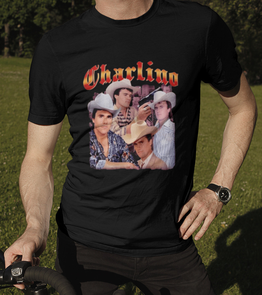 Charlino Sanchez Cowboy Tribute Collage T-Shirt