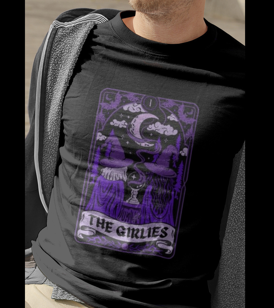 Witchy Tarot Card Style The Girlies Do We Know Them Moon Magic T-Shirt