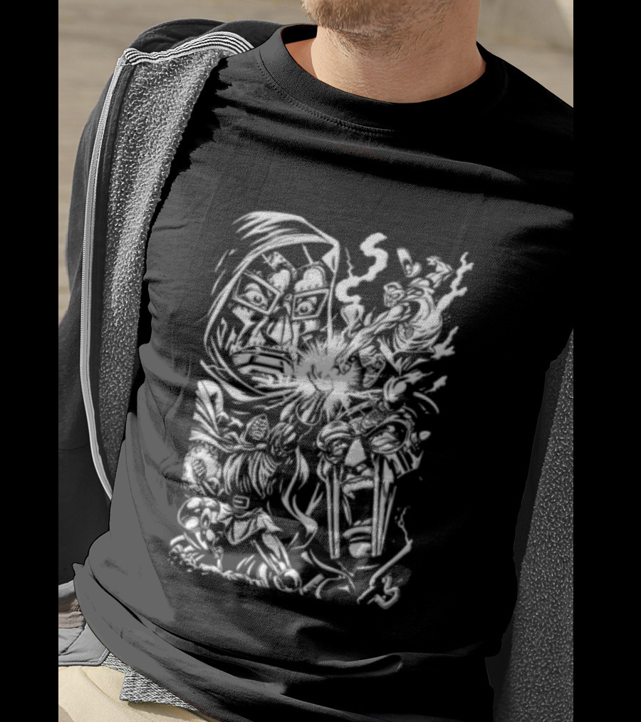 Doom Vs Doom Explosive Showdown Villain Battle T-Shirt