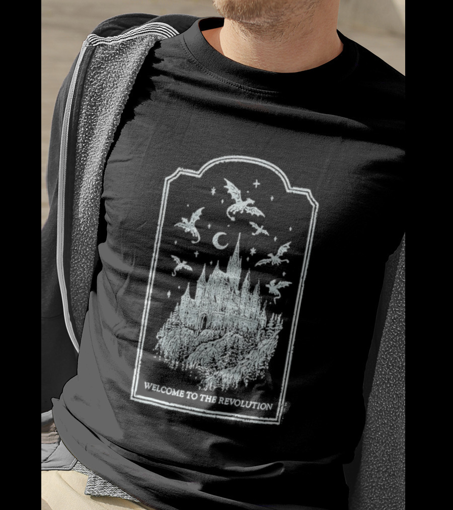 Fourth Wing Welcome To The Revolution Castle And Flying Beasts T-Shirt