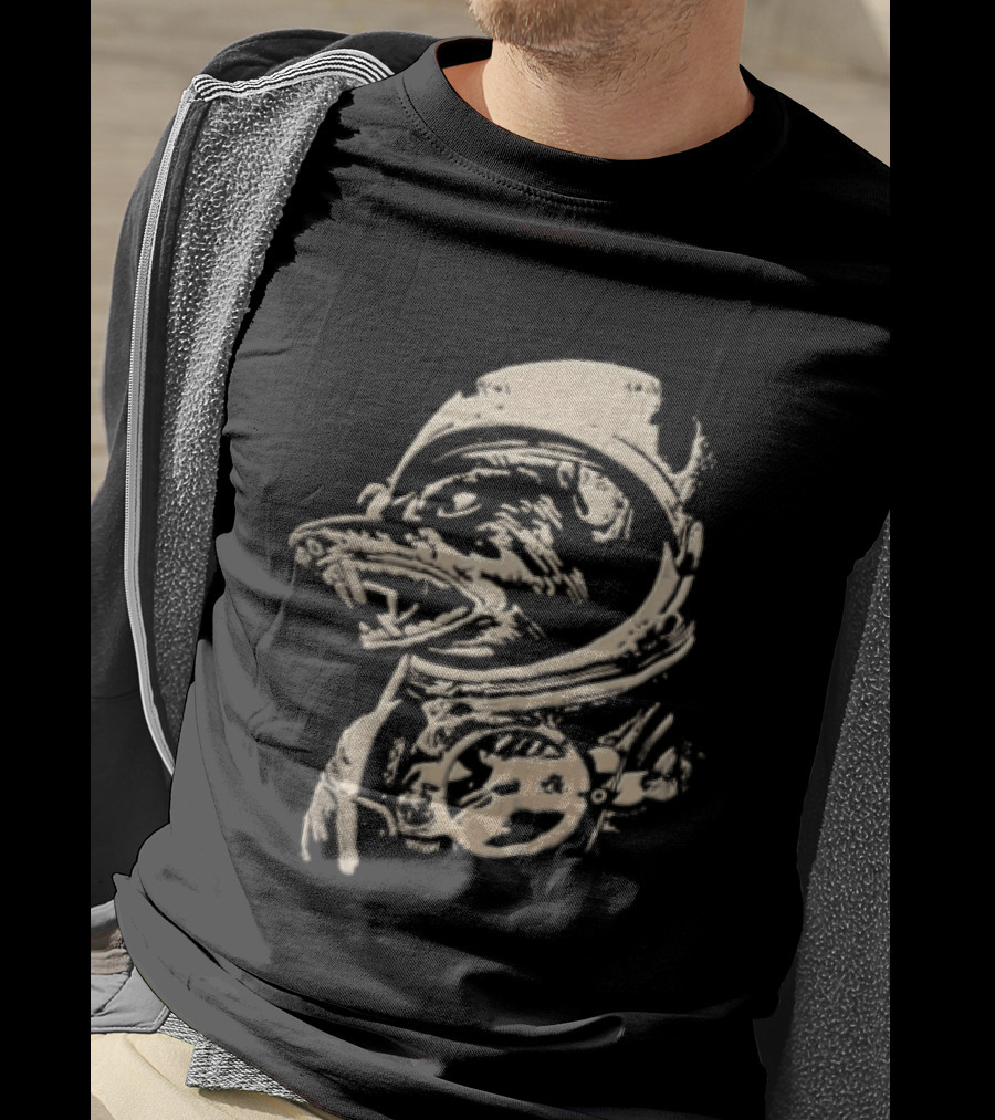 Grissom Space Dog In Astronaut Suit T-Shirt