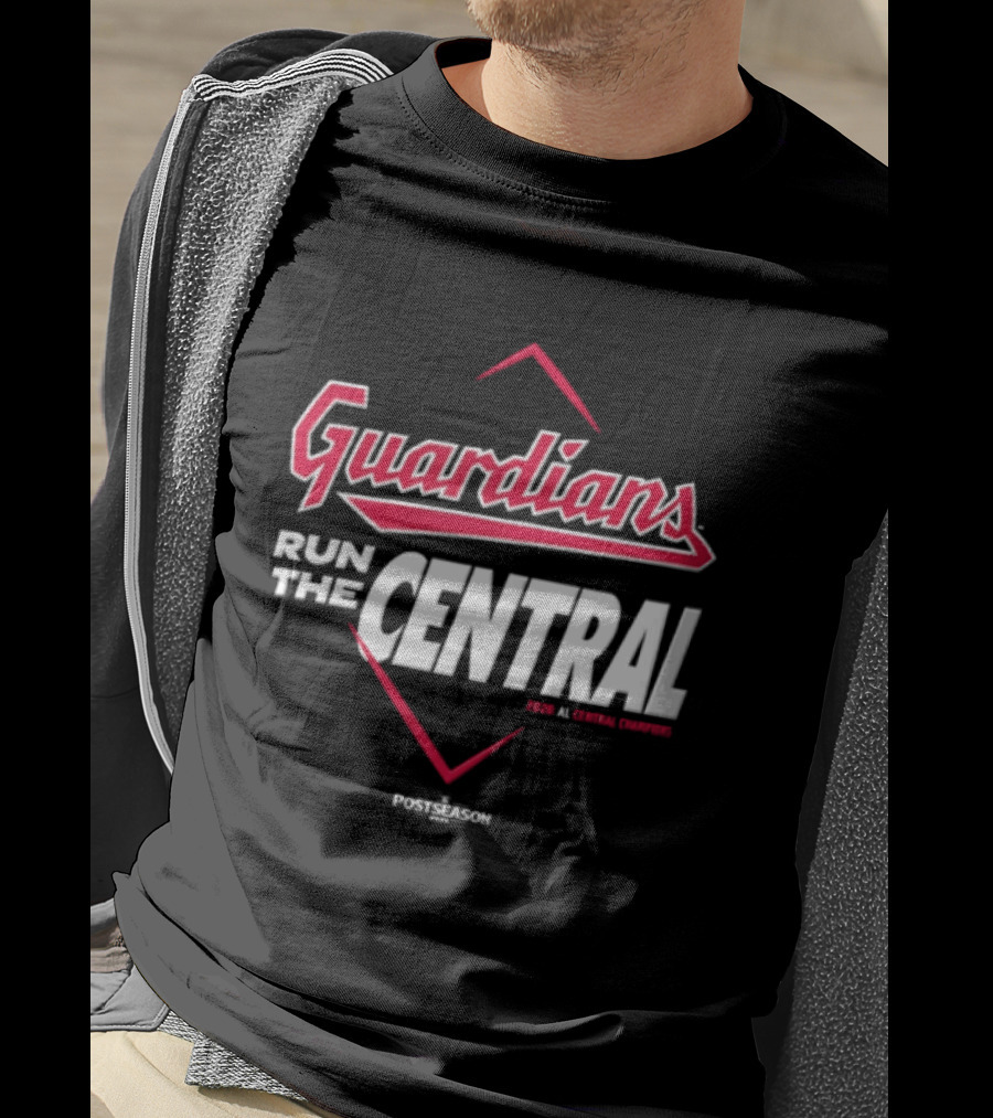 Guardians Run The Central Cleveland Guardians MLB 2025 T-Shirt