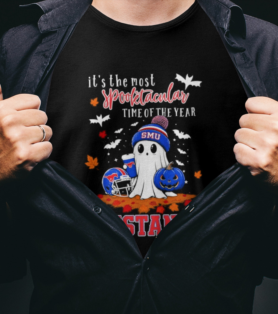 It's The Most Spooktacular Time Of The Year SMU Mustangs Halloween T-Shirt